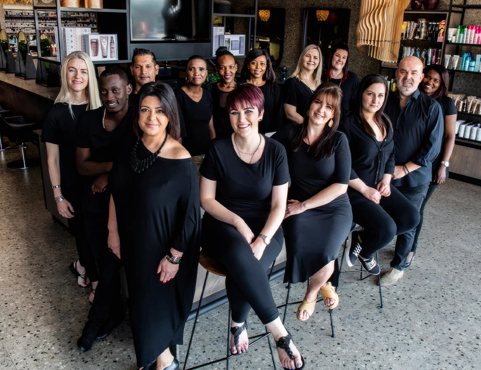 The team at Tuscani Hair, Linksfield, Johannesburg