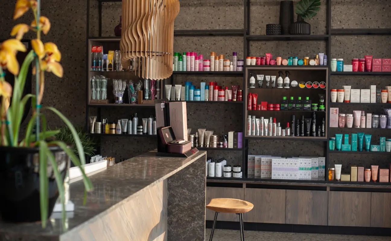 Professional haircare products available at Tuscani Hair in Linksfield