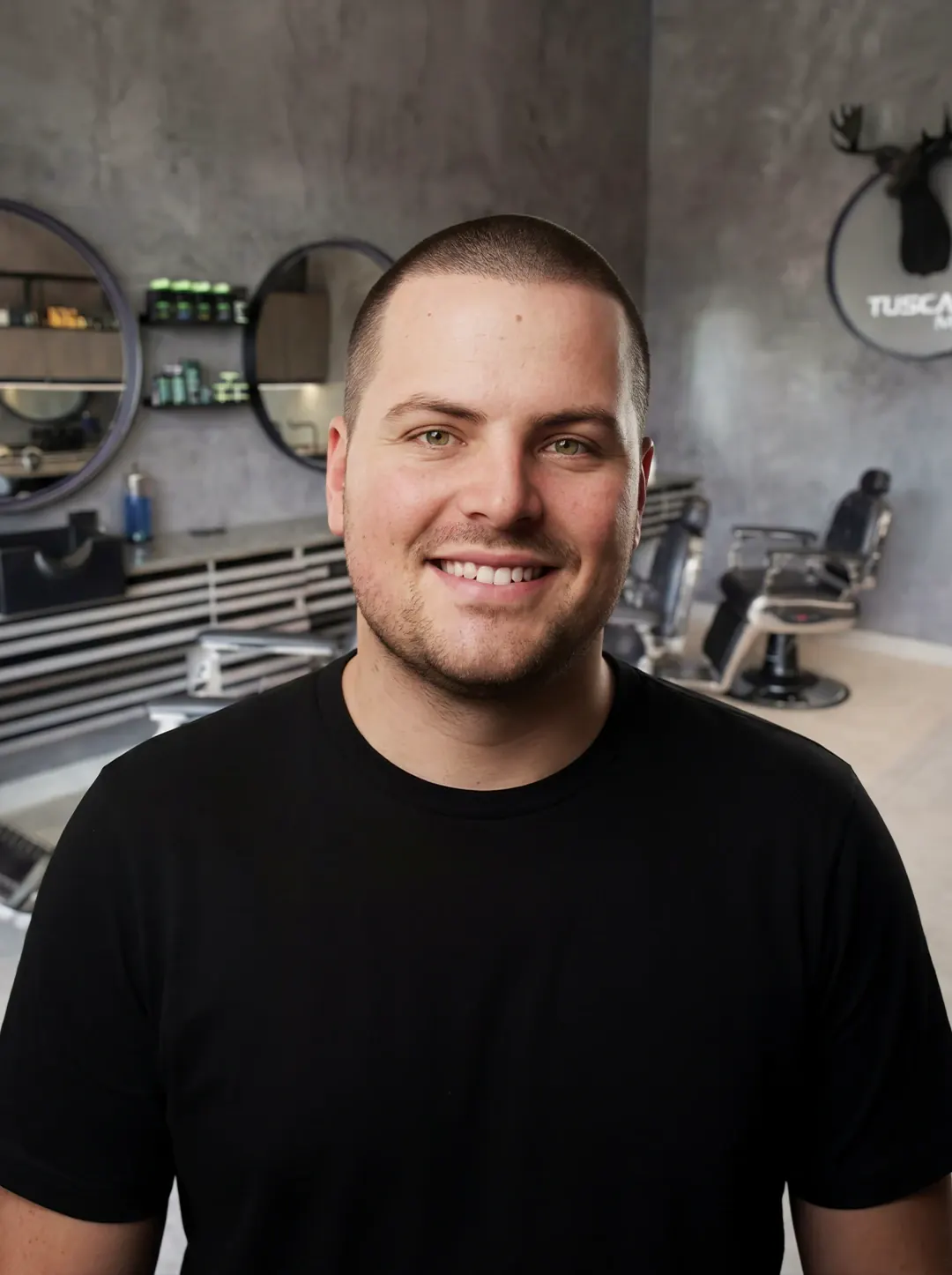 Phillip, Barber at Tuscani Man in Linksfield